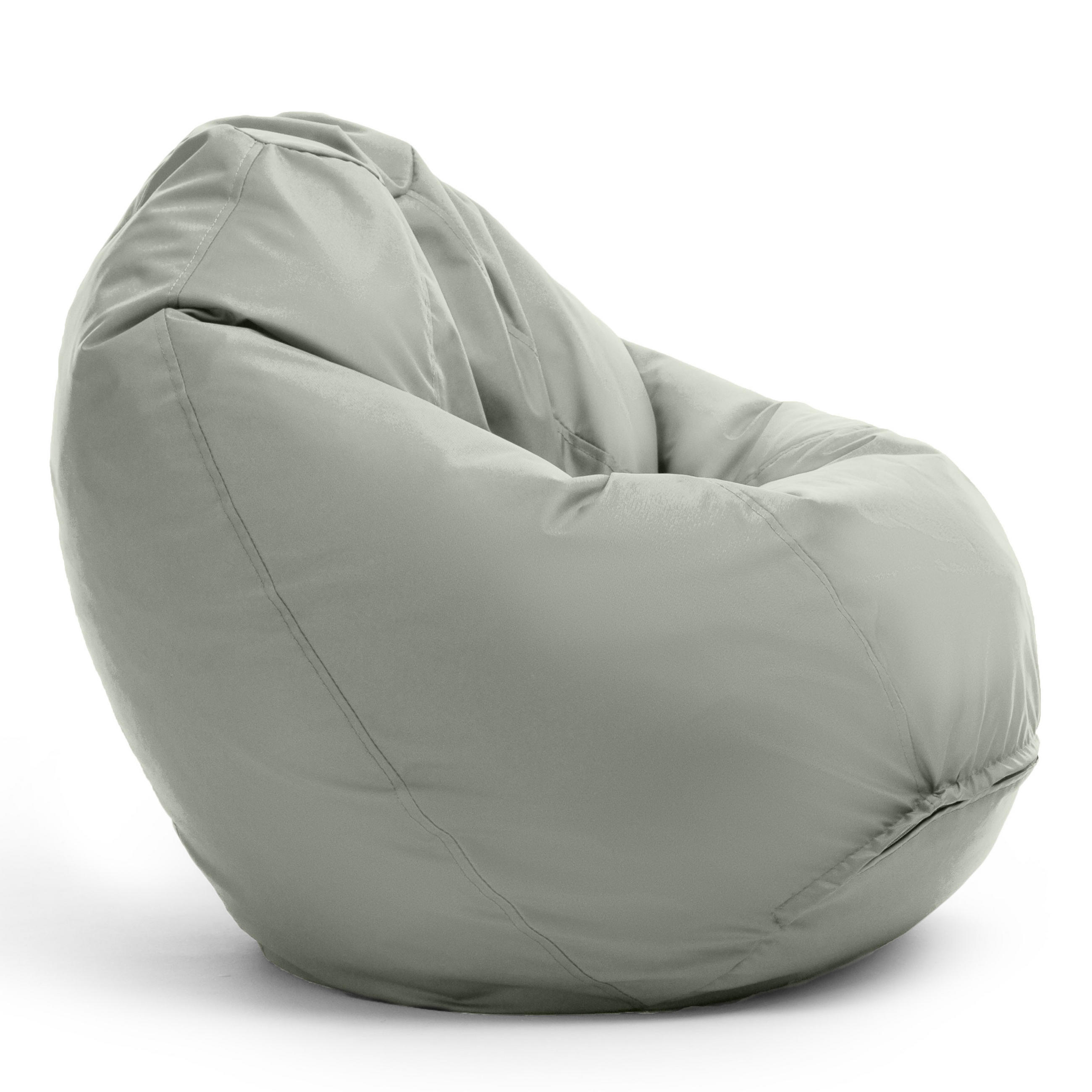 BRUNI Classico Sitzsack - Indoor- und Outdoor-Bean Bag, in Deutschland gefertigt - Hellgrau, Kunststoff/Textil (70/60/70cm) - Bruni