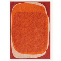 TEPPICH modern Flachgewebe AGATE Orange 240 x 340 cm - Orange, Textil (240/340cm) - Novatrend