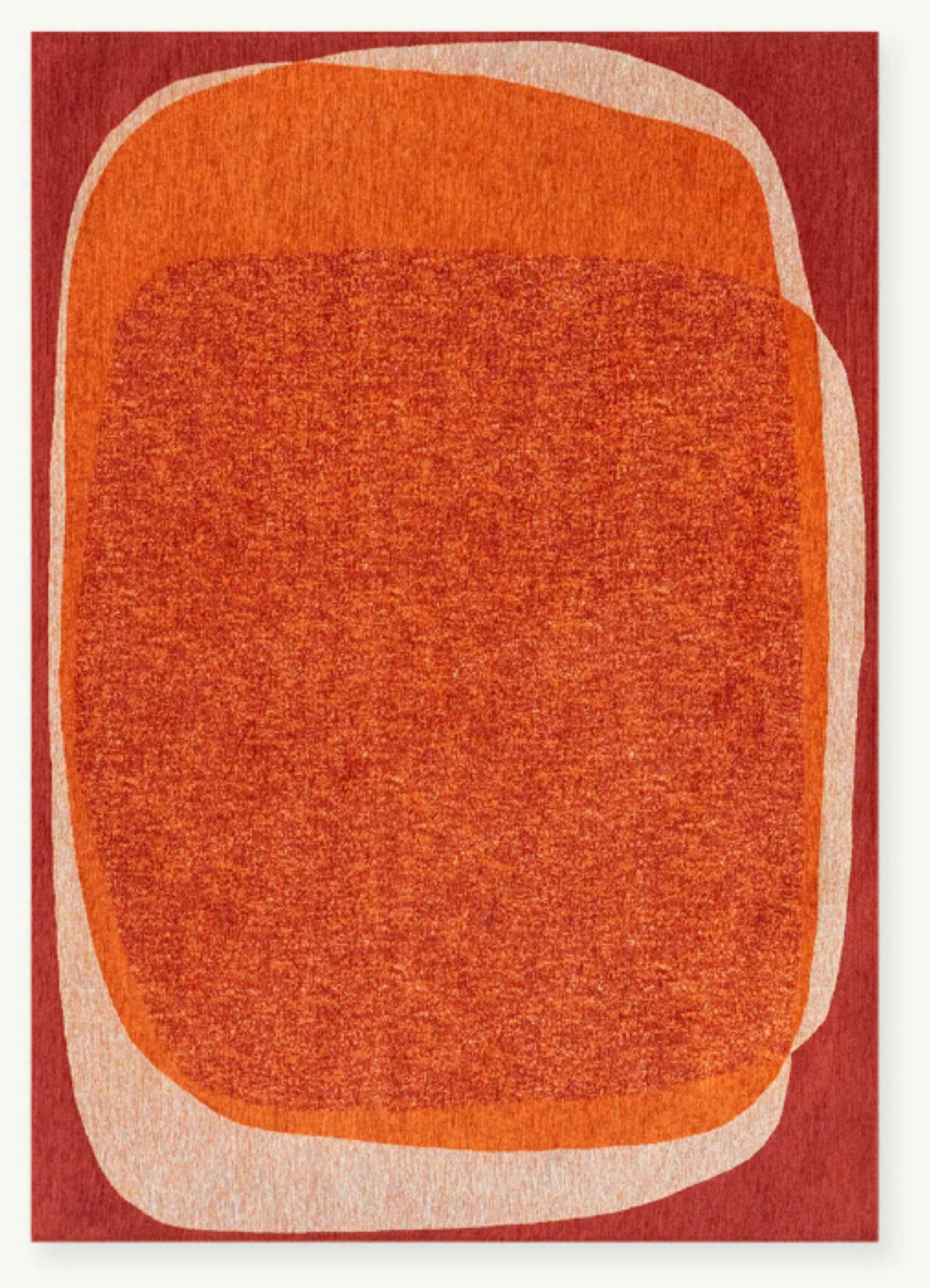 TEPPICH modern Flachgewebe AGATE Orange 240 x 340 cm - Orange, Textil (240/340cm) - Novatrend