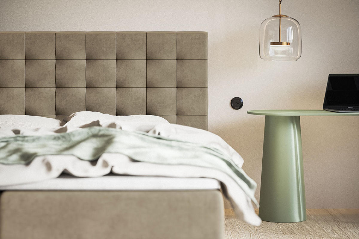 BOXSPRINGBETT 160x200 Jora mit Matratze H3, Bettkasten, Hellgrau - Hellgrau, Holz/Textil (160/200cm) - Emporius