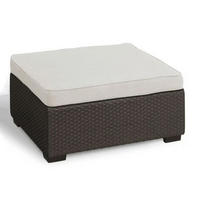 HOCKER Salta braun mit Sunbrella Kissen - Braun, Kunststoff (71/190/12cm) - Allibert