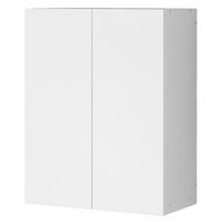 BADEZIMMERSCHRANK, weiß 60/30/80cm - Weiß, Holzwerkstoff (60/80/30cm)