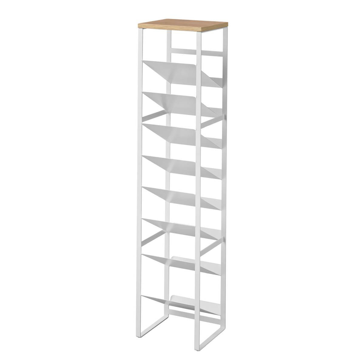 FLASCHENREGAL Tower weiß 20/88/19 cm - Weiß, Metall (20/88/19cm) - Yamazaki