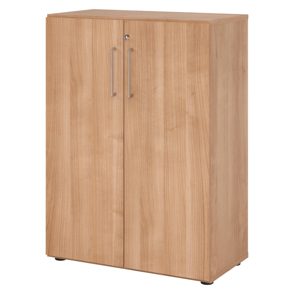 AKTENSCHRANK - 3 Ordnerhöhen 42/80/110 cm in Nussbaumfarben - Nussbaumfarben, Holzwerkstoff (80/110/42cm) - bümö