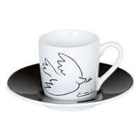 ESPRESSO SET Picasso La Colombe De La Paix, 2-tlg. - Naturfarben, Keramik (0.09L) - Könitz