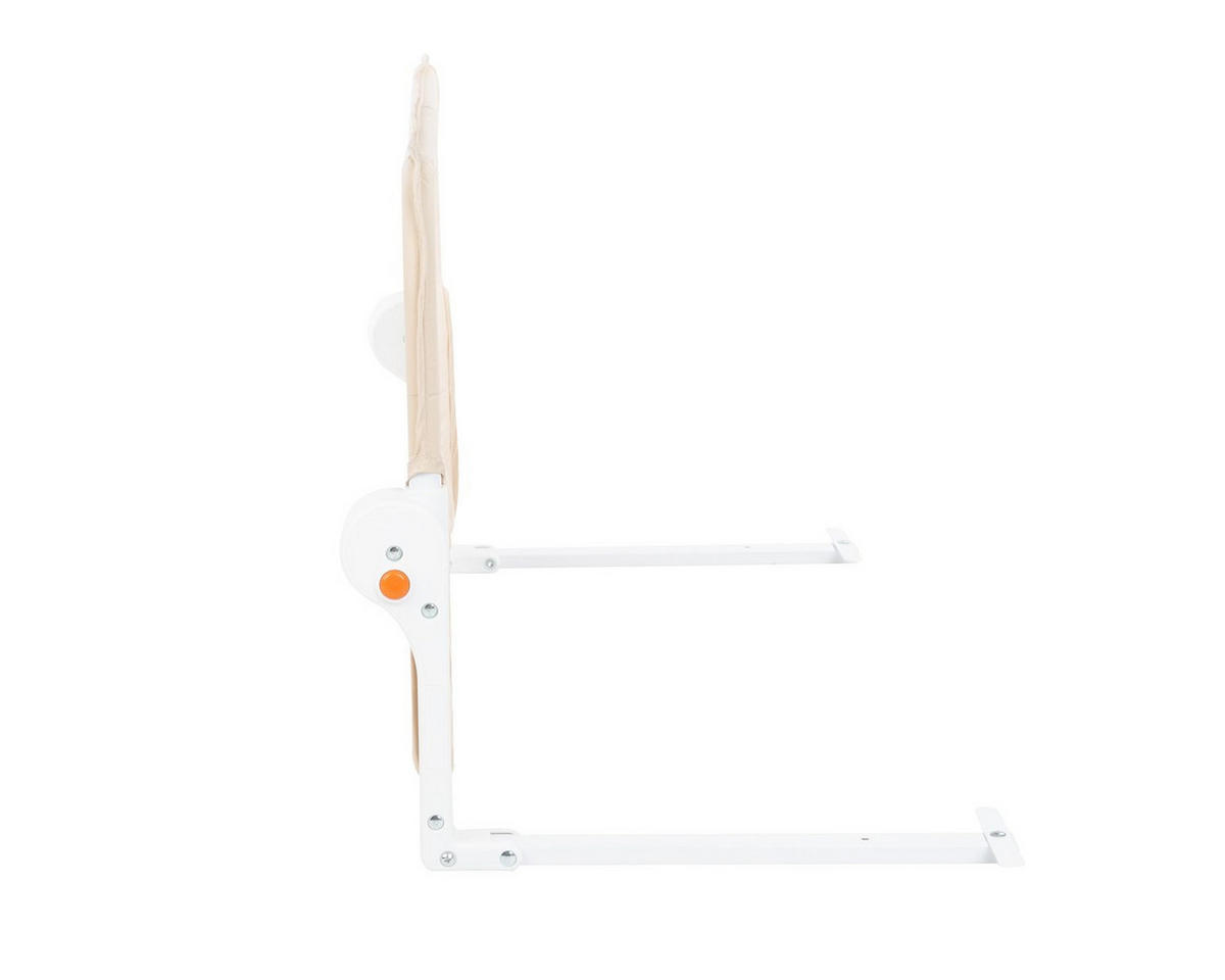 BETTSCHUTZGITTER I am safe 102 cm beige ab 18 Monaten, für Matratzen 12–20 cm, ohne Werkzeug montierbar - Beige, Metall (35/102cm) - Kikka boo