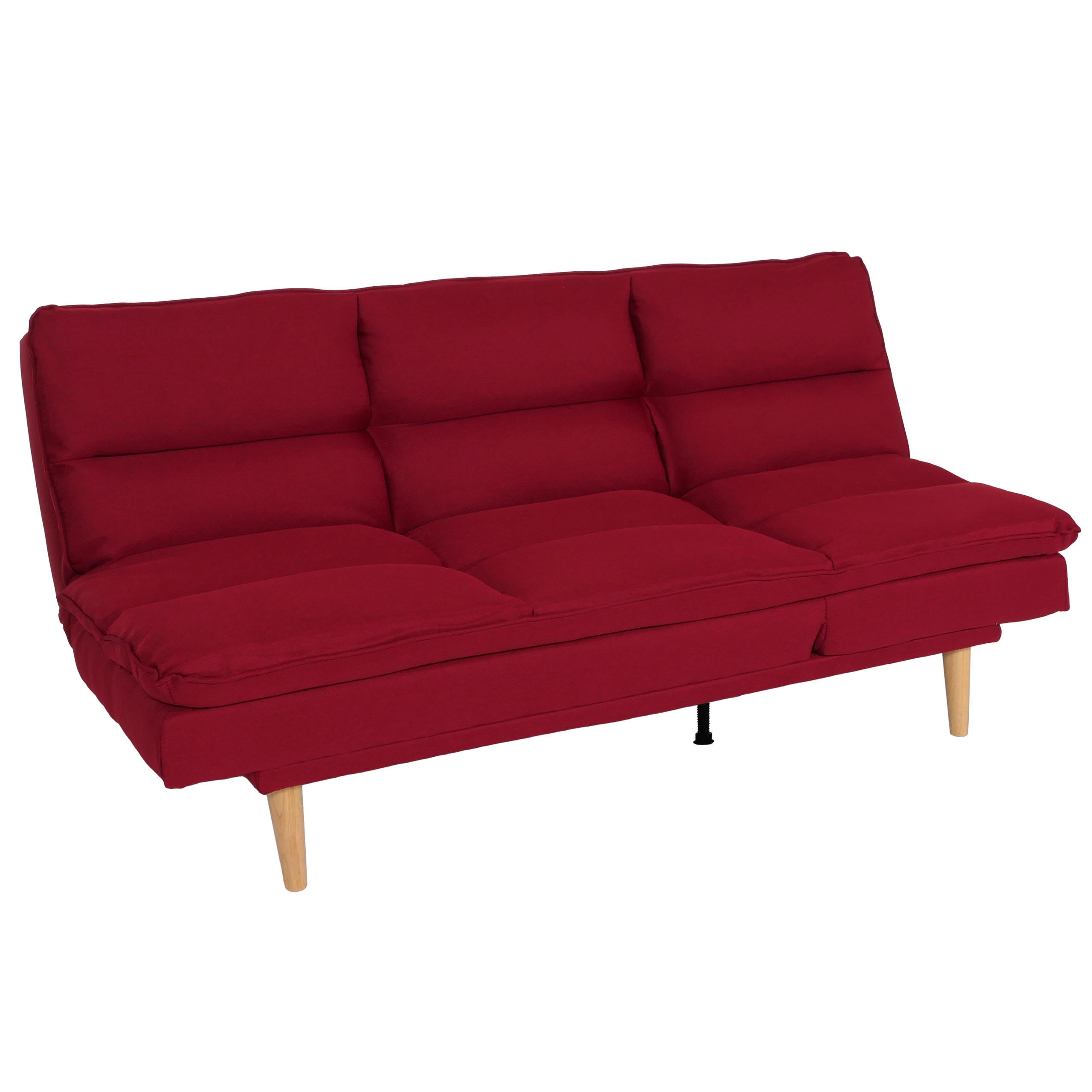 SCHLAFSOFA Bordeaux - Bordeaux, Textil (180/90/110cm) - MCW