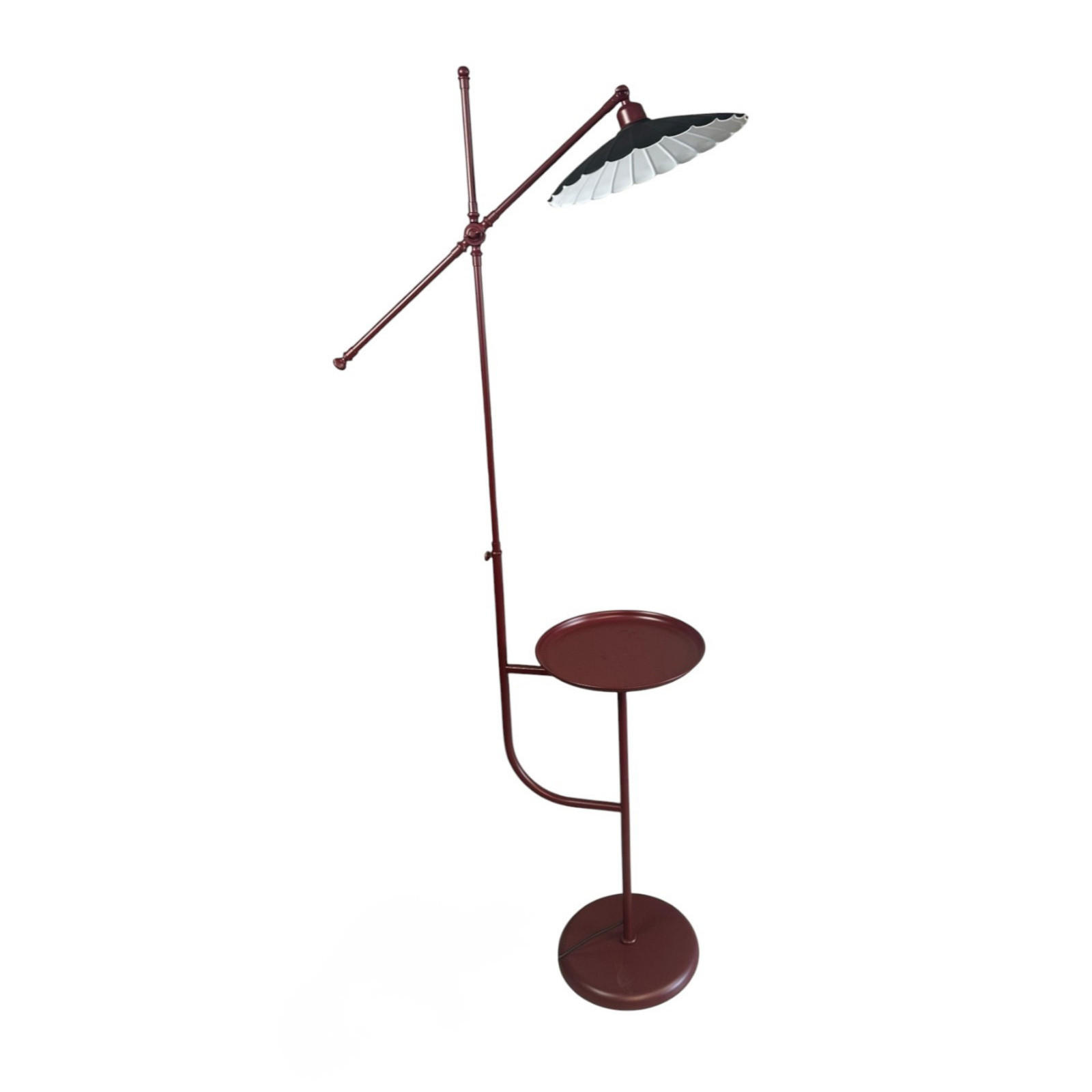 STEHLAMPE Uxelor 170 Cm - Bordeaux, Metall (30/30/170cm) - Bamyum