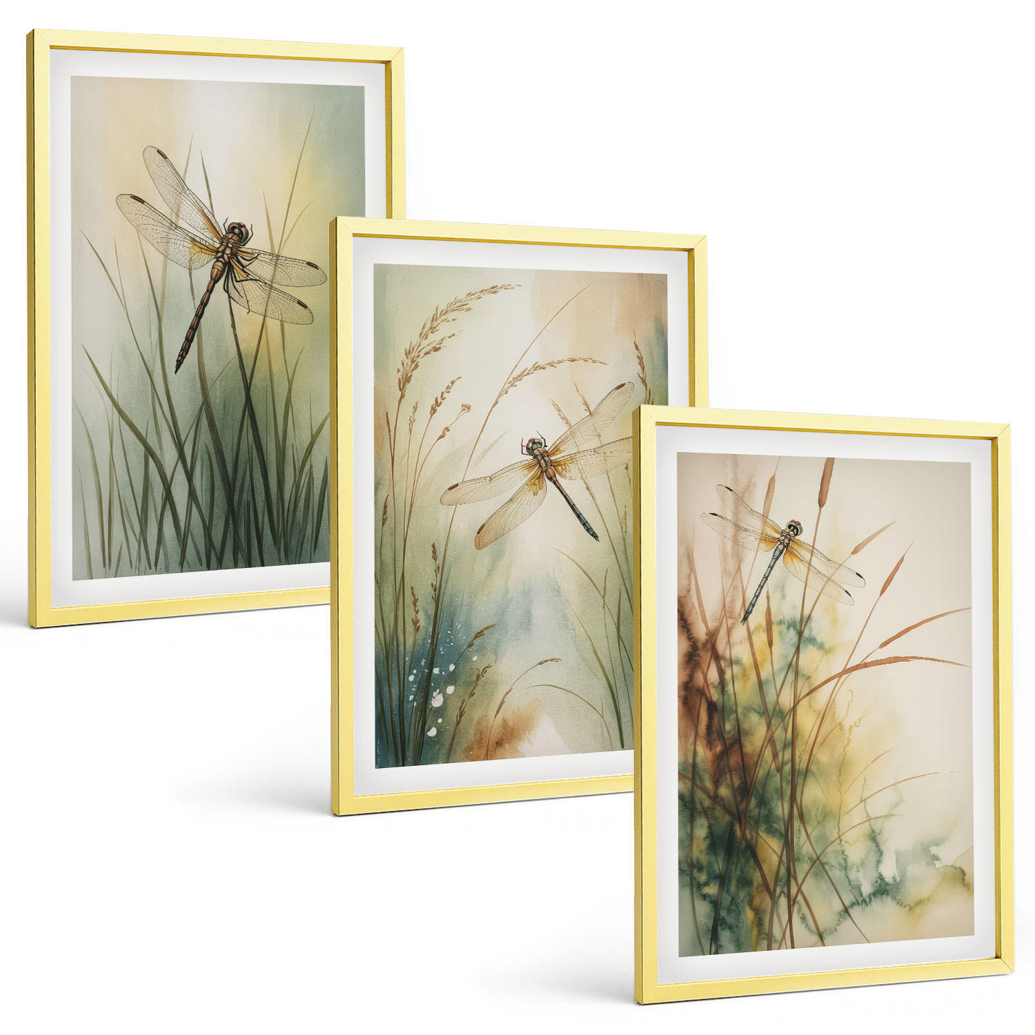 Tulup Bilder Gold 40x60 cm