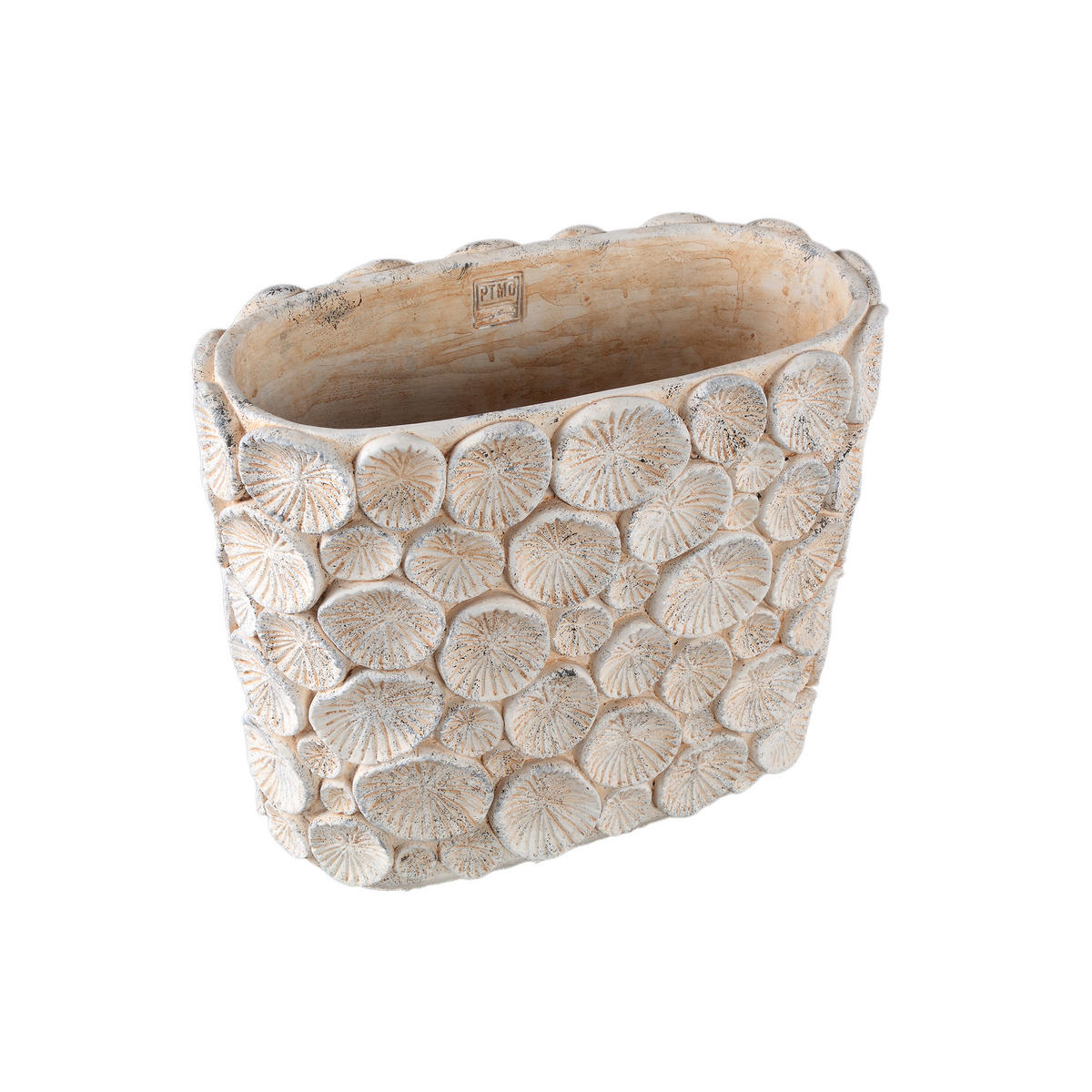 TOPF Ayisy Beige 40/20/36cm - Beige, Stein (36cm) - PTMD Collection