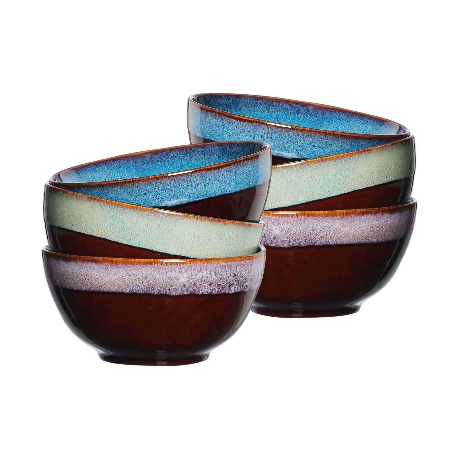 MÜSLISCHALEN Mongu bunt 720 ml 6er Set - Multicolor, Keramik (15cm) - Ritzenhoff Breker