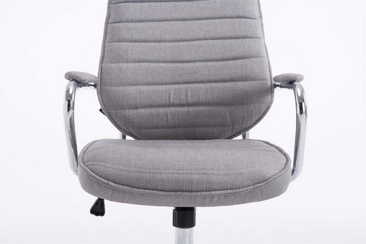BÜROSTUHL Rocket Stoff Hellgrau - Grau, Textil/Metall (60/128/67cm) - TPFLiving