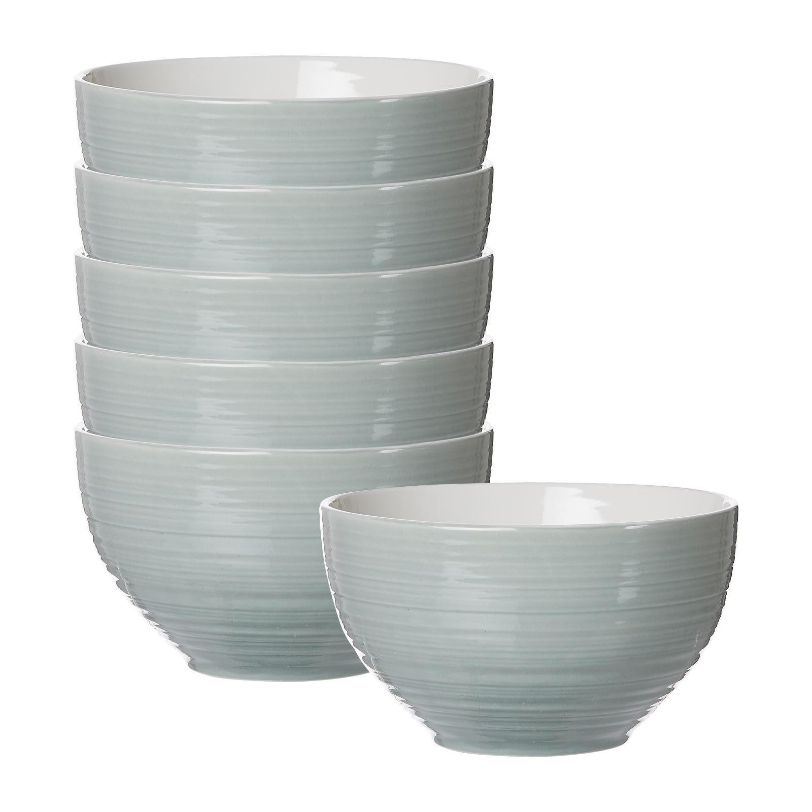 MÜSLISCHALEN Suomi Blau ø 14 cm 6er Set - Blau, Keramik (14cm) - Ritzenhoff Breker