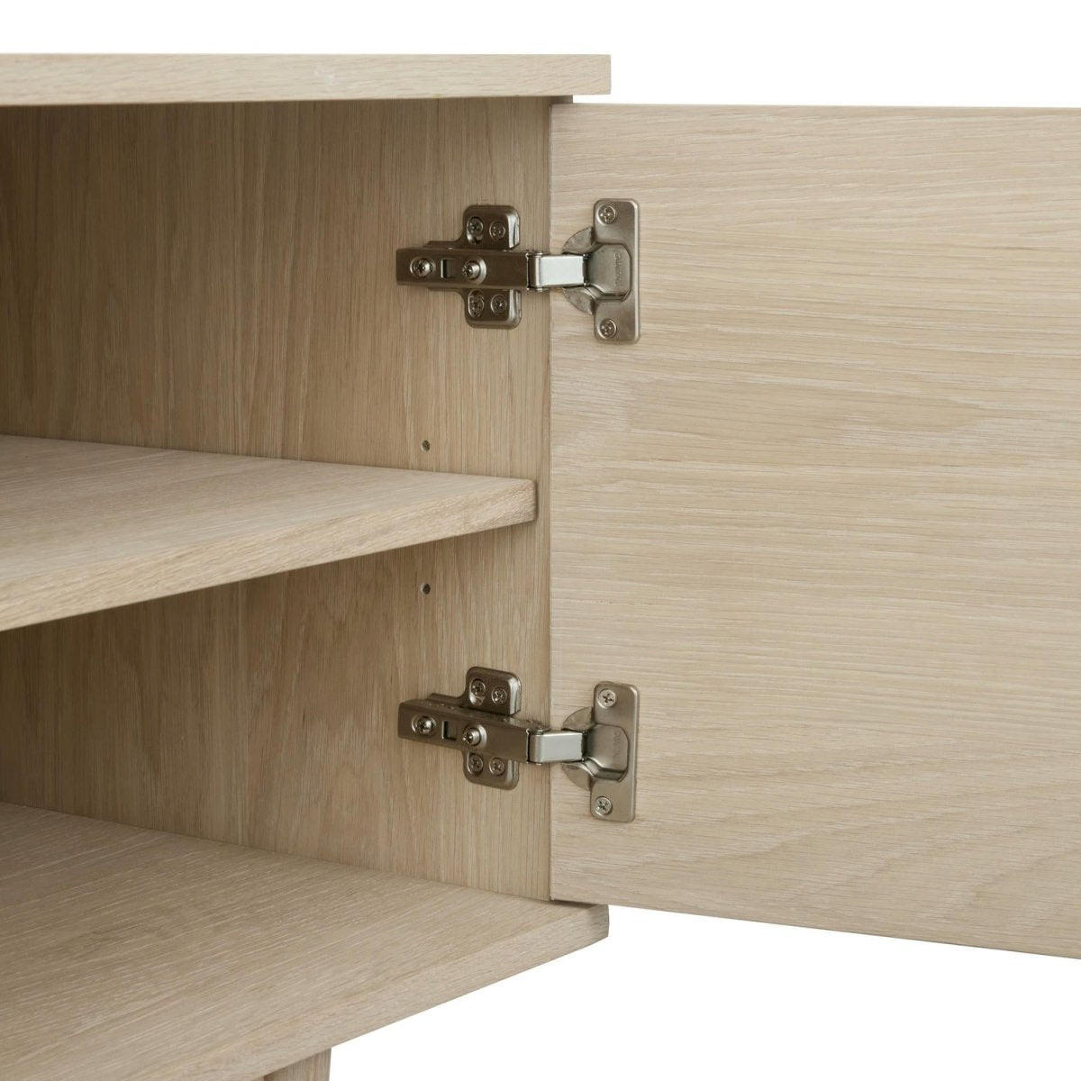 TV-ELEMENT Eiche bianco - Eiche Bianco/Eichefarben, Holz/Holzwerkstoff (160/53/45cm) - Furnhouse