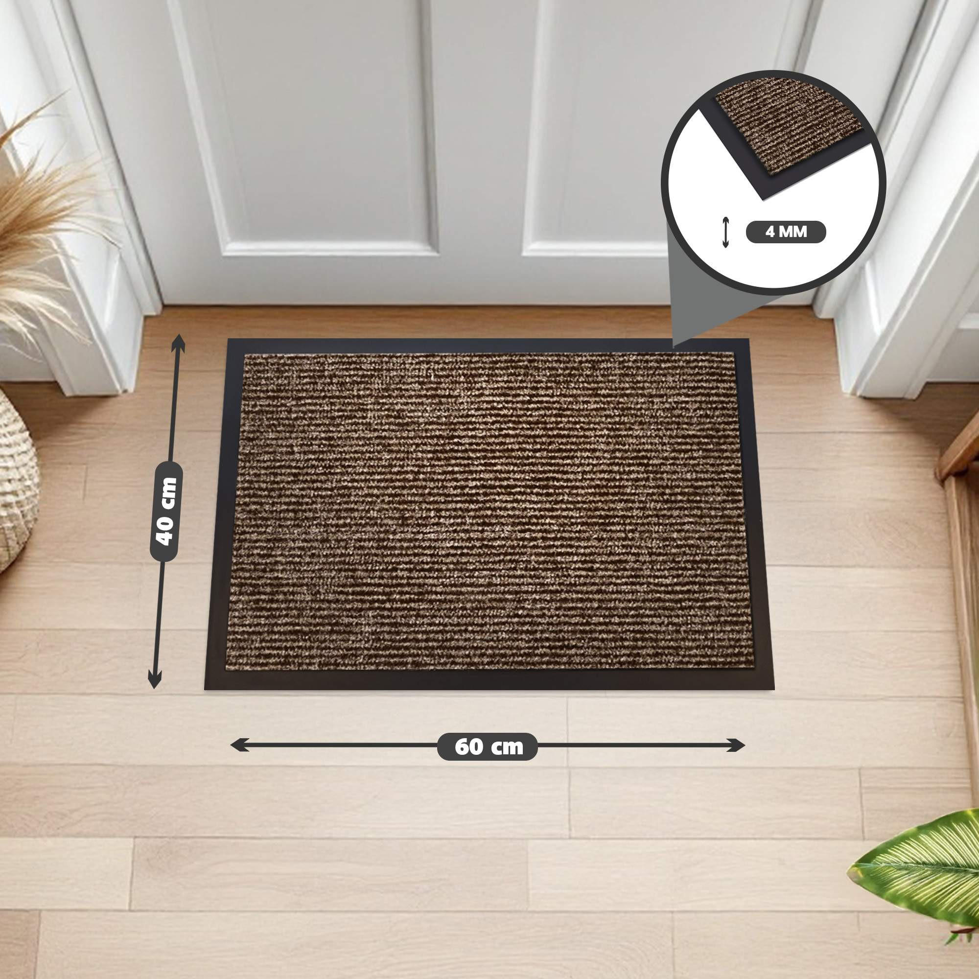 SCHMUTZFANGMATTE PALERMO - Braun, Textil (40/60cm) - WohnDirect
