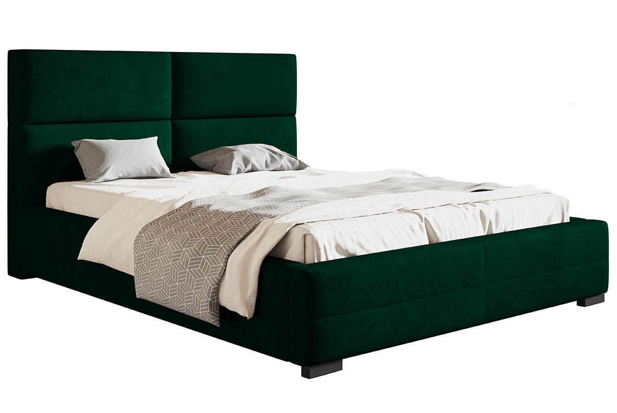 BETT Beeren Grün BEN 3 120x200 cm - Grün, Textil (120/200cm) - Sepro Meble