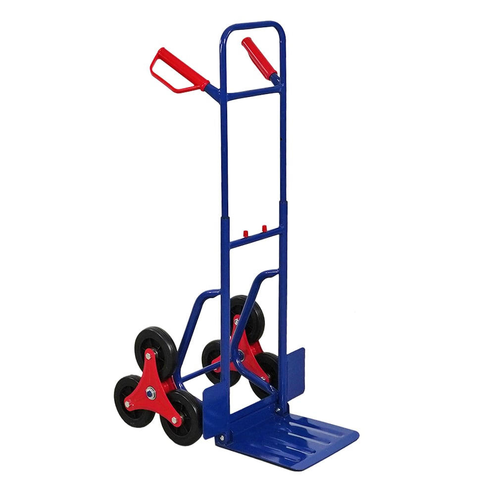 TREPPENSTEIGER Sackkarre Odin 111x60x43cm Tragkraft 200kg Hartgummi-Bereifung Stahlrahmen Blau - Blau, Metall (43/60/111cm) - PROREGAL