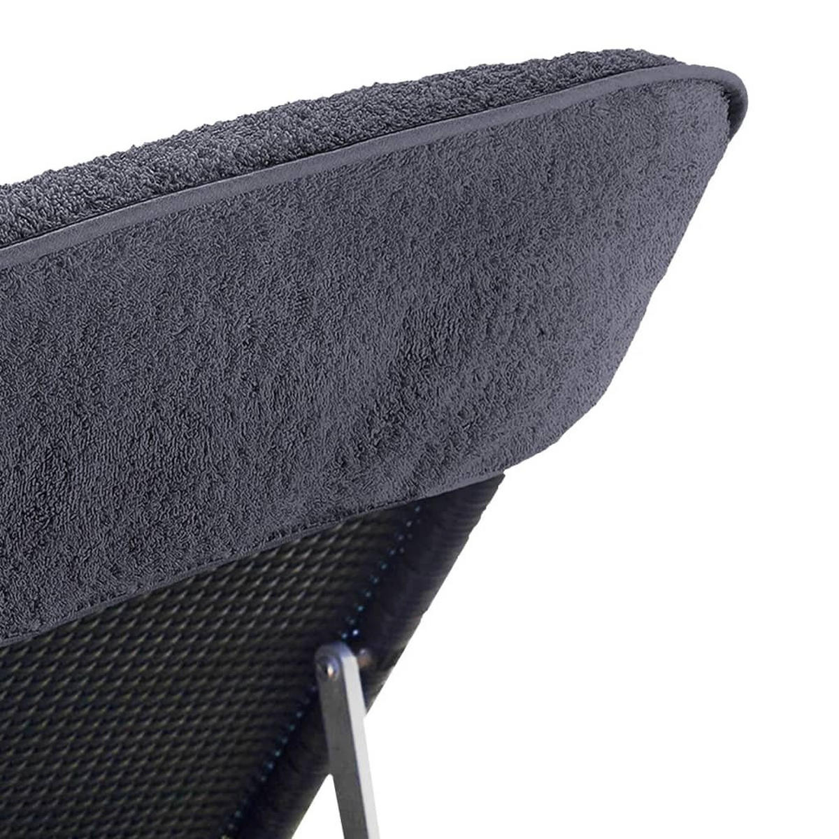 STRANDTÜCHER 2-tlg. 75/200 cm aus Stoff 400 GSM Anthrazit - Anthrazit, Textil (75/200cm) - vidaXL