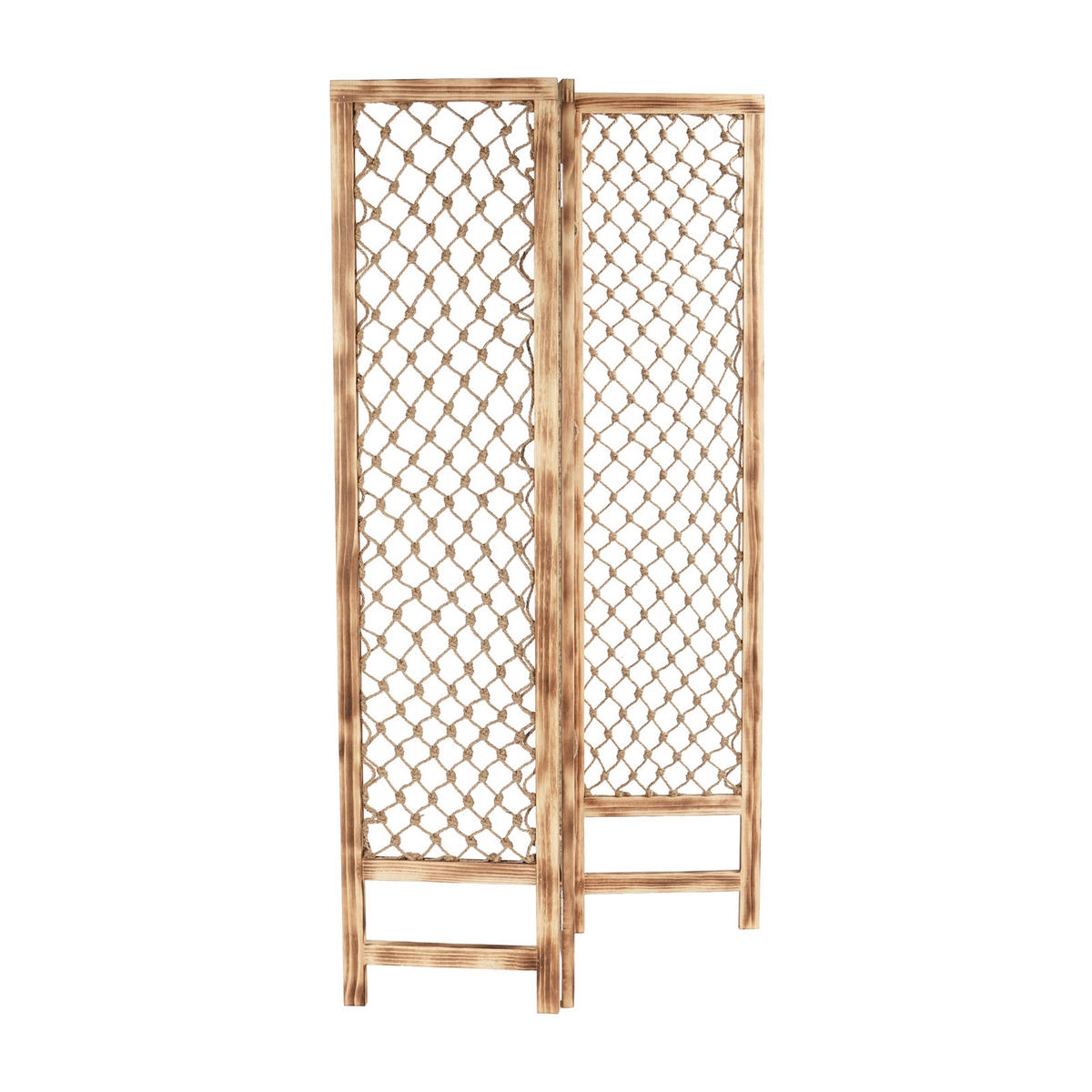 RAUMTEILER Nodi 3-tlg. Holz natur - Naturfarben, Holz (120/170/2.2cm) - CREEDWOOD