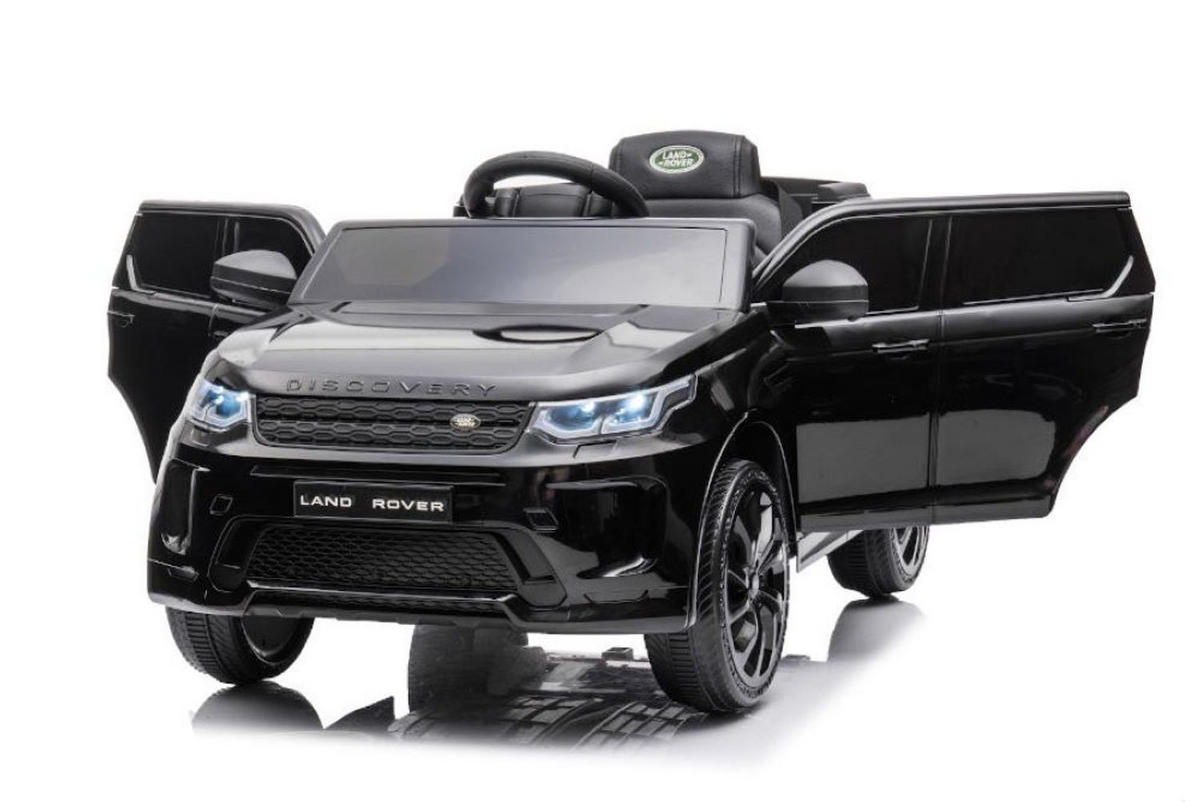 KINDER ELEKTROAUTO Land Rover Discovery 5 schwarz EVA-Reifen, Bluetooth, MP3-Anschluss, Musikfunktion, Stoßdämpfer - Schwarz, Kunststoff (108/65/51cm) - Es-Toys