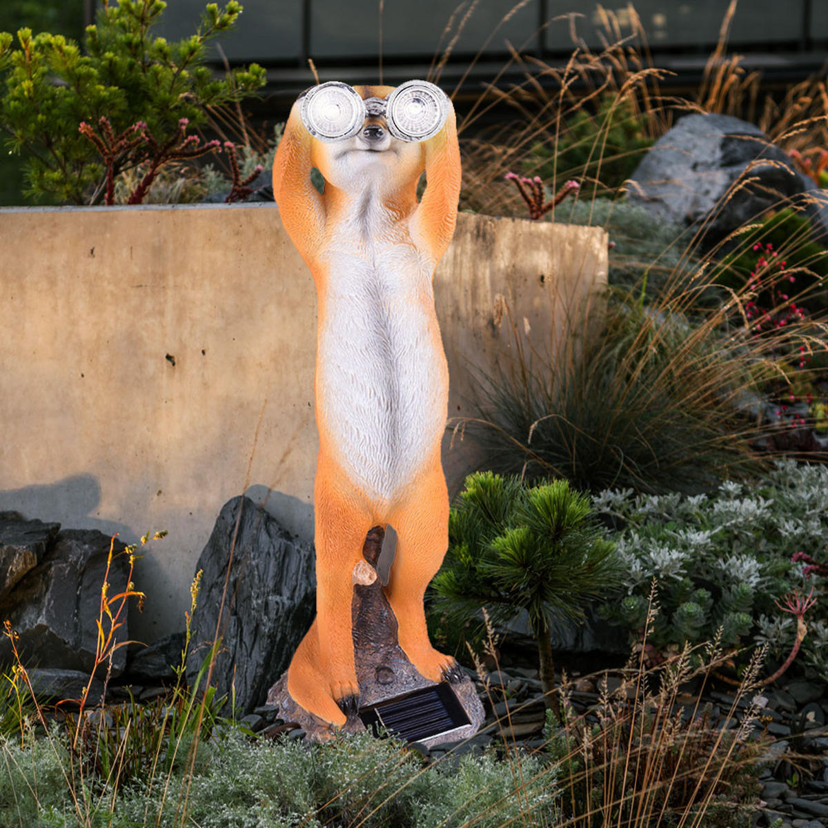 LED AUSSENLEUCHTE Timon Braun - Braun, Kunststoff (13/12/39.5cm)