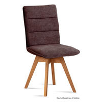ESSZIMMERSTUHL drehbar (6er-Set) Dorle 47x92x60 Eiche geölt/Braun - Eichefarben/Braun, Kunststoff (60/92/47cm) - 58aufmkessel