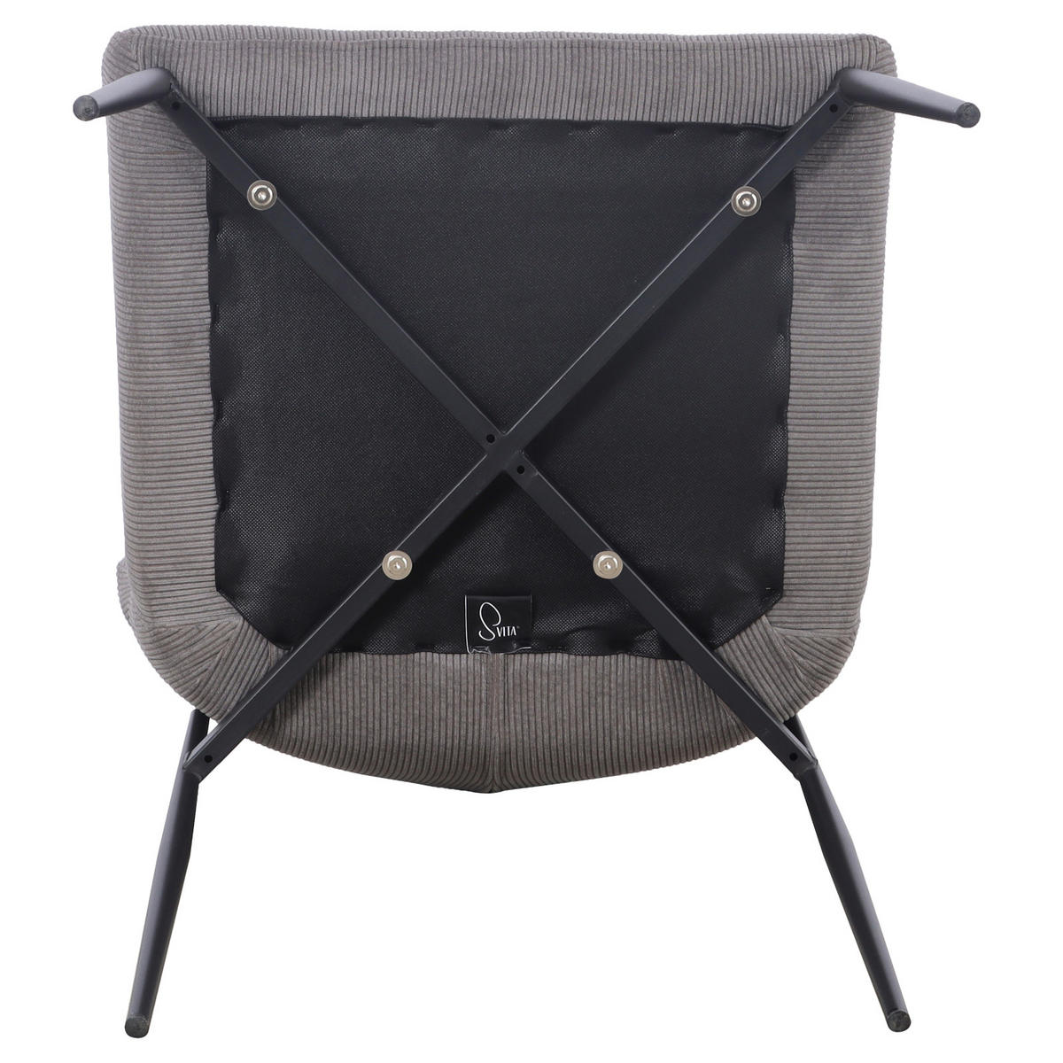 ESSZIMMERSTÜHLE 2er Set FREDDIE Grau - Grau, Textil (48/83/56cm) - SVITA