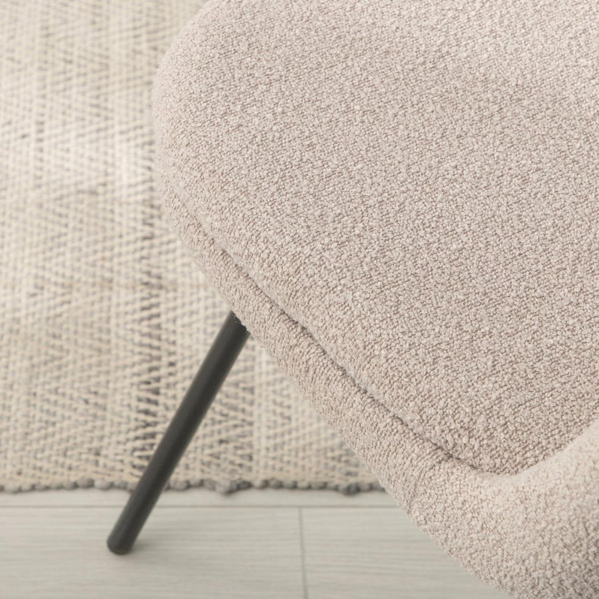 ESSZIMMERSTUHL Tera Grau 46 cm x 83 cm - Grau, Textil (46/83/61cm) - Klast Home