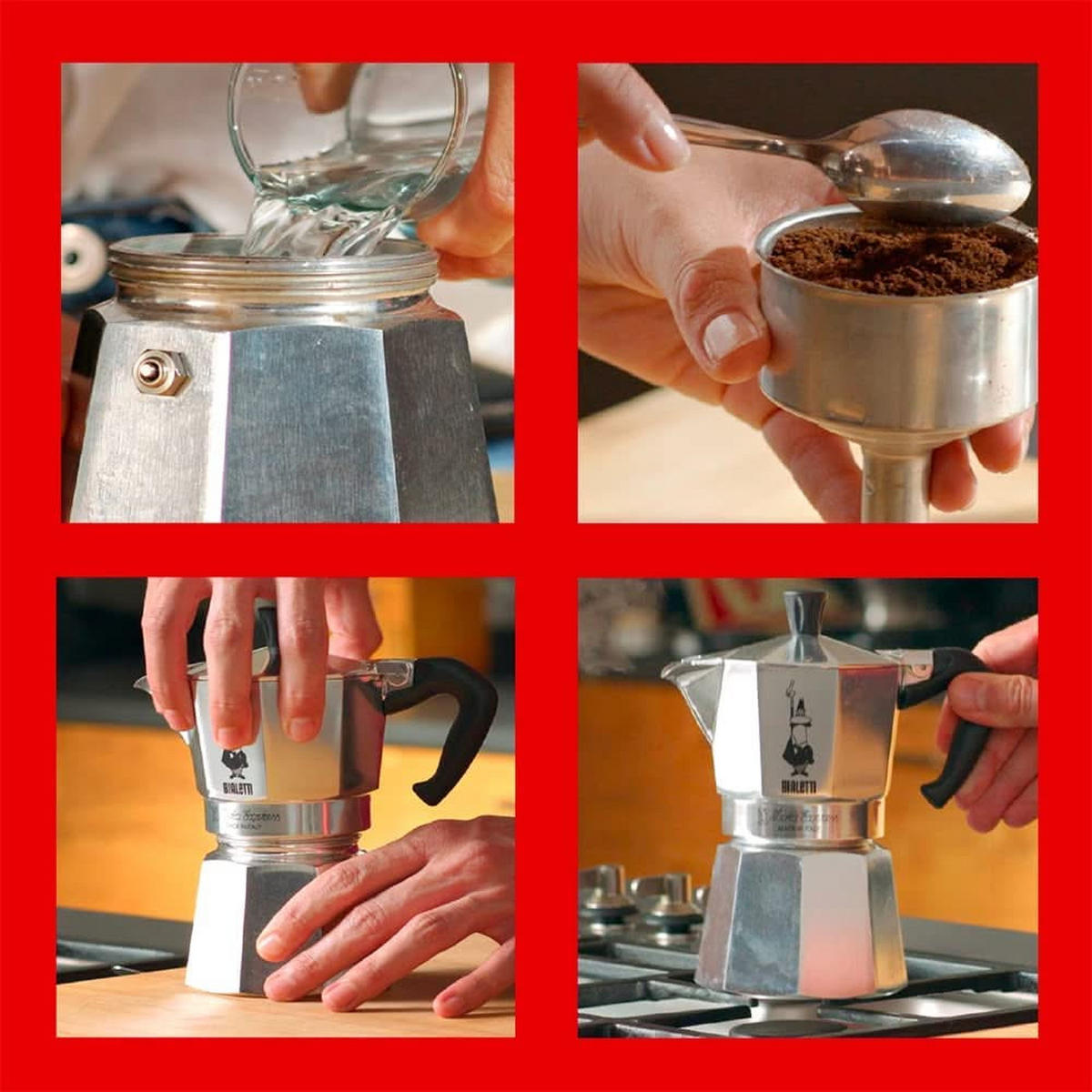 PERKOLATOR Percolator Moka Express 1 Tassen - Silberfarben, Metall (2/13/12cm) - Bialetti