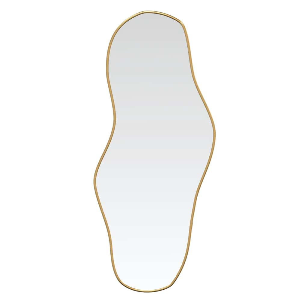 vidaXL Wandspiegel Gold 40x90x90 cm