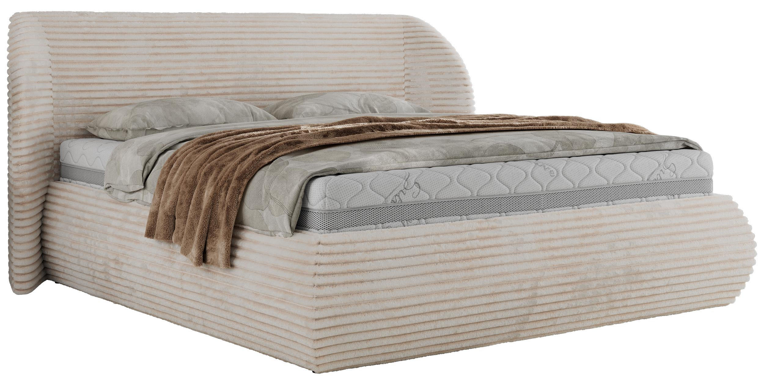 MKS Polsterbett Beige 140x200 cm