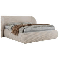 POLSTERBETT CAELA CLASSIC 180/200 - Beige Cord - Beige, Textil (180/200cm) - MKS