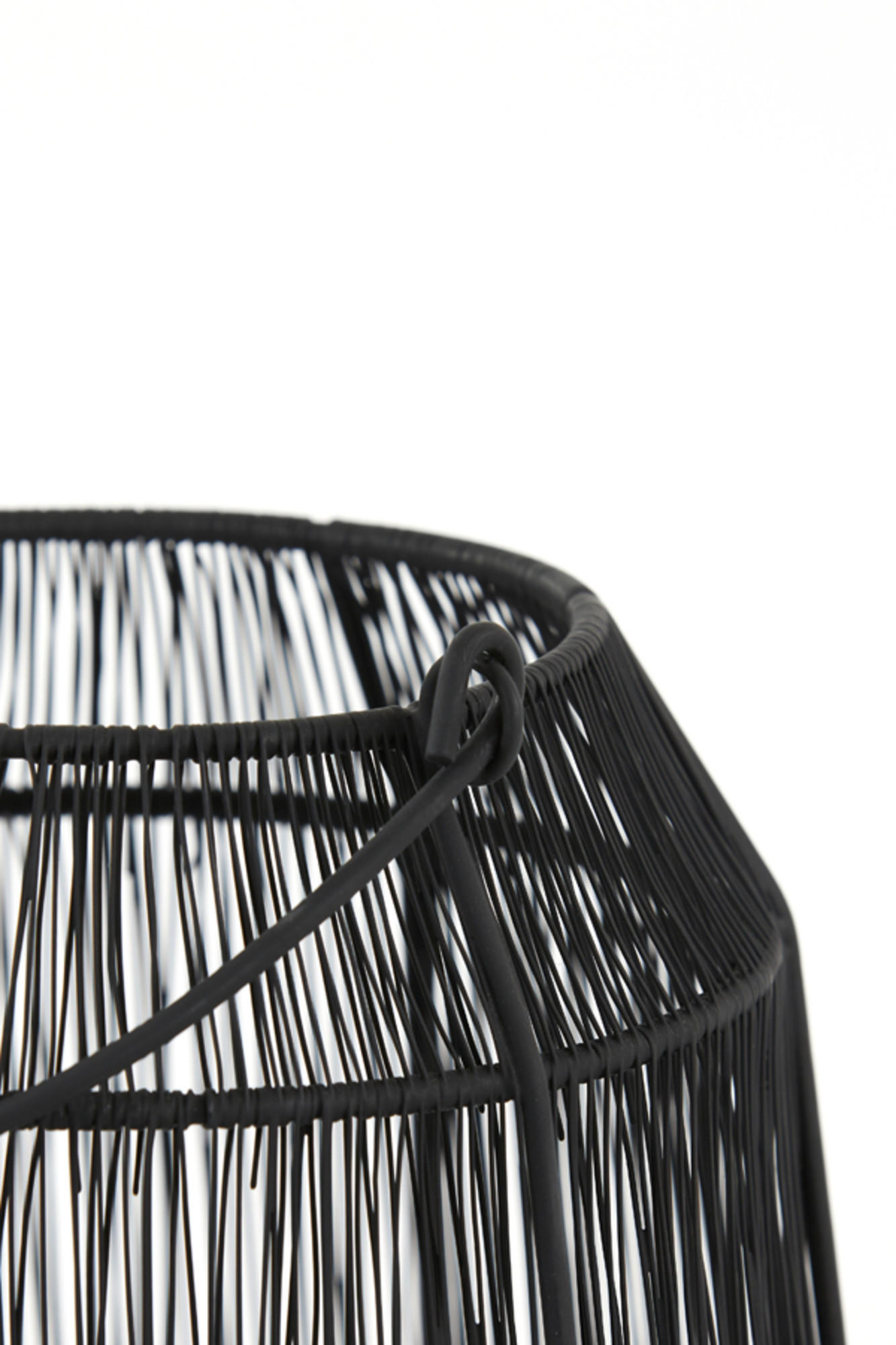 WINDLICHT Odina Schwarz Ø24/36 cm - Schwarz, Metall (24/36/24cm) - Light & Living