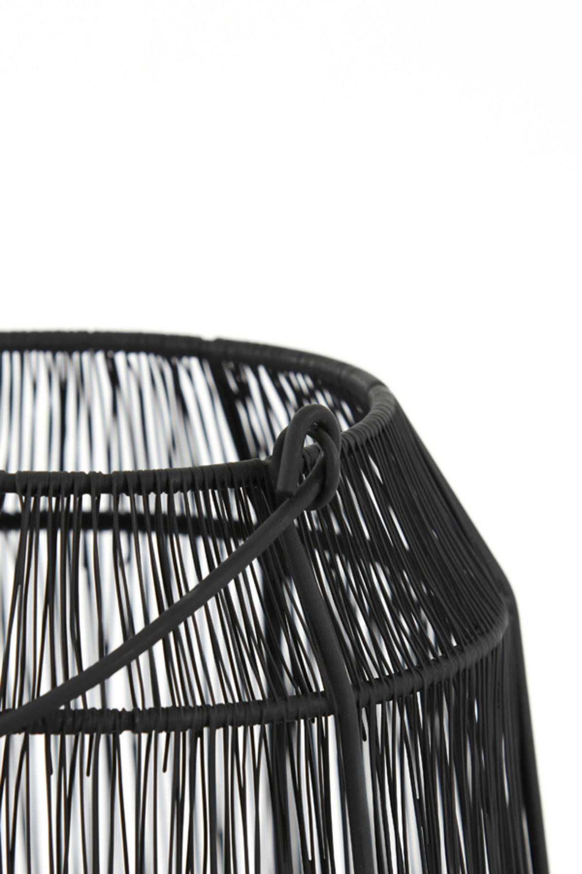 WINDLICHT Odina Schwarz Ø24/36 cm - Schwarz, Metall (24/36/24cm) - Light & Living