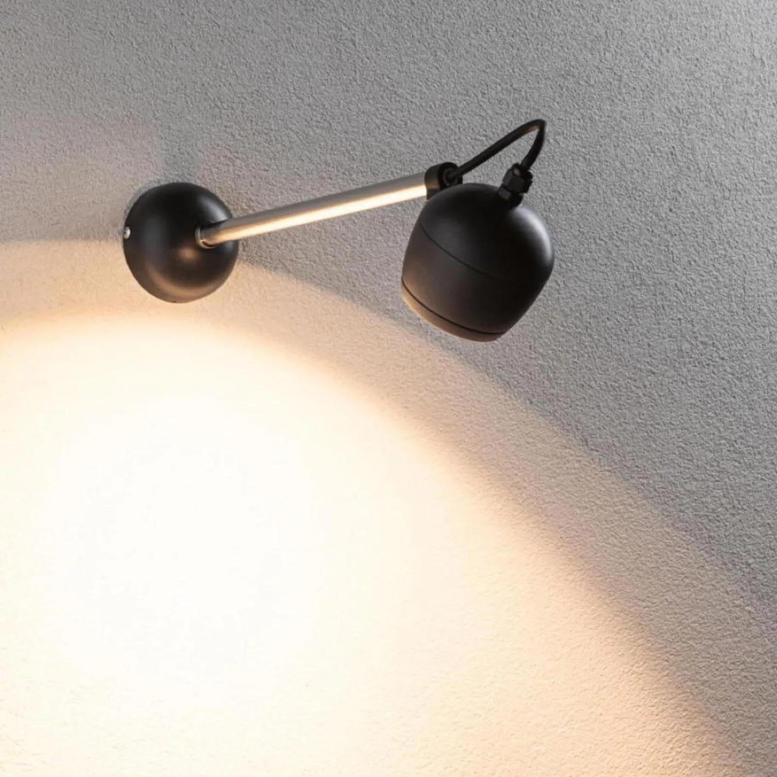 WAND- & DECKENLEUCHTE Kikolo Anthrazit - Anthrazit, Metall (4.5/4.5/8.5cm) - Paulmann
