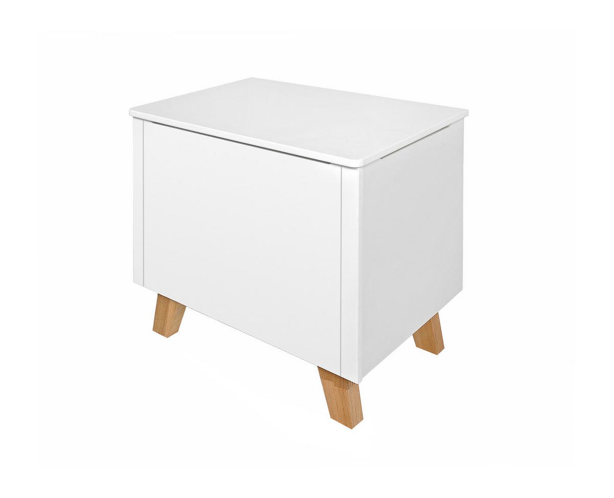 SPIELZEUGTRUHE Zara - Weiß, Holzwerkstoff (66/45cm) - RAUMHIRSCH FURNITURE