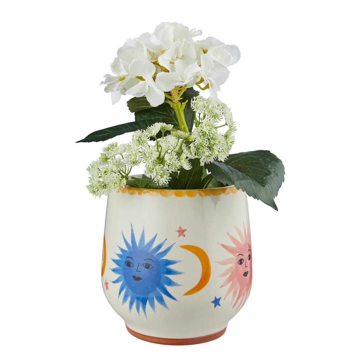 BLUMENÜBERTOPF Spirit - Creme, Keramik (20/20/20cm) - BUTLERS