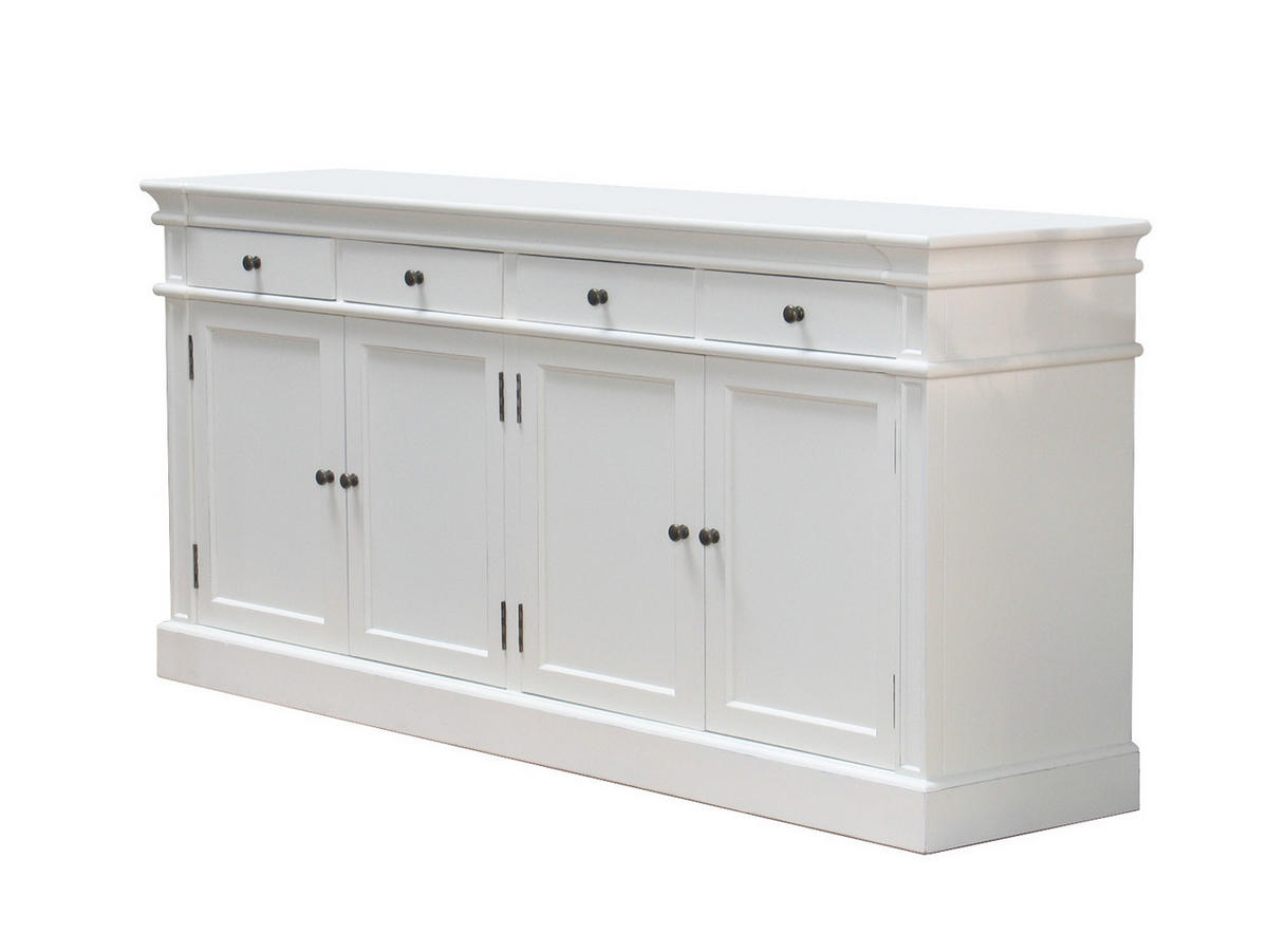 SIDEBOARD antik weiß - Weiß, Holzwerkstoff (186/86/45cm) - ebuy24