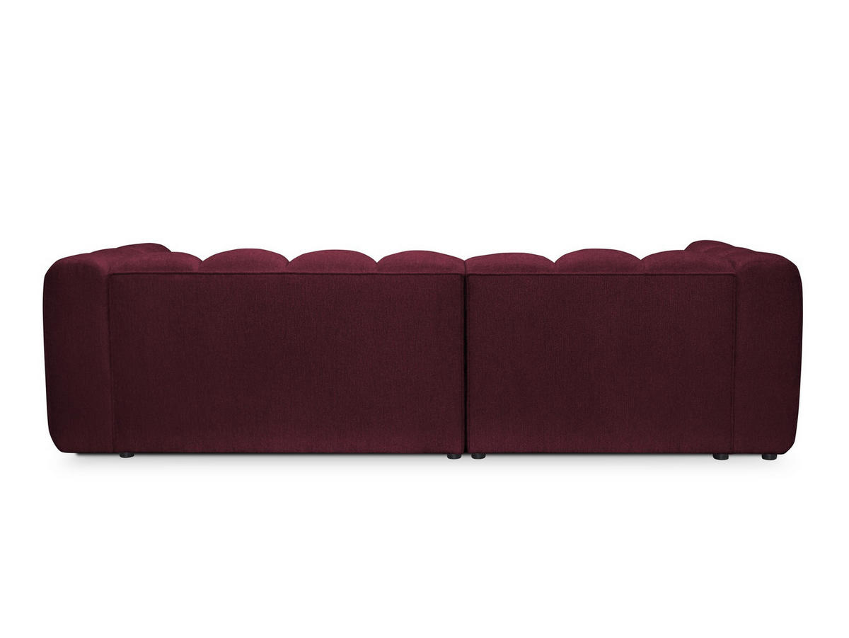 POUF Chenille Stoff Grau - Dunkelgrau/Schwarz, Holzwerkstoff/Kunststoff (65/40/65cm) - Makamii