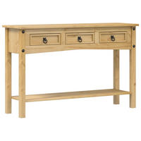 KONSOLENTISCH "Corona" 114/34,5/73 Cm Massivholz Kiefer - Braun, Holz (114/34.5/73cm) - vidaXL