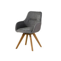 STUHL 100% Polyester 56 x 60 x 87 cm grau TACOMA #10 - Grau, Kunststoff (56/87/60cm) - Massivmoebel24