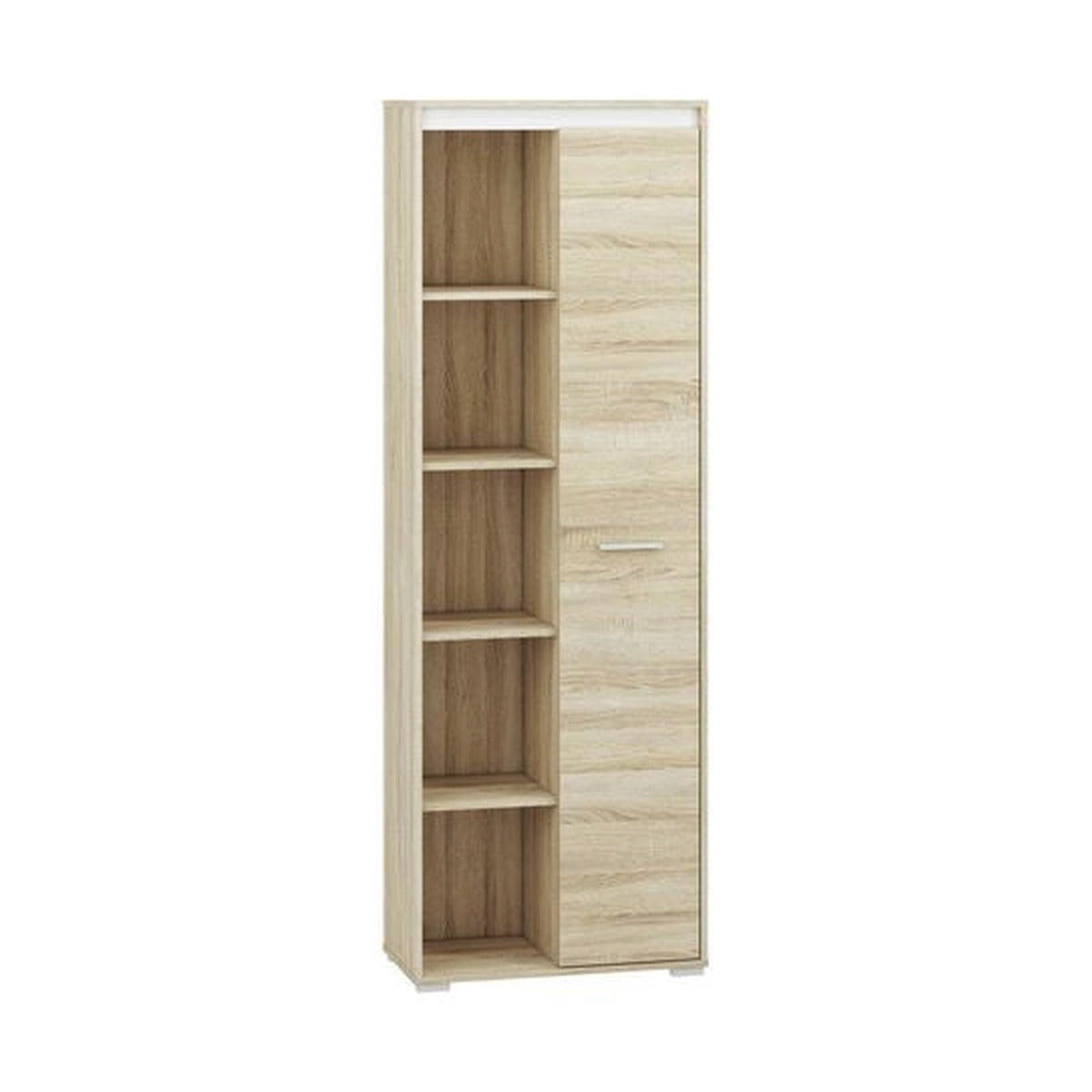 STANDREGAL – AVO 06 – 69 cm – Avo – Sonoma Eiche / Weiß - Weiß/Sonoma Eiche, Holzwerkstoff (69/200/34cm) - hi-markt