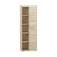 STANDREGAL – AVO 06 – 69 cm – Avo – Sonoma Eiche / Weiß - Weiß/Sonoma Eiche, Holzwerkstoff (69/200/34cm) - hi-markt