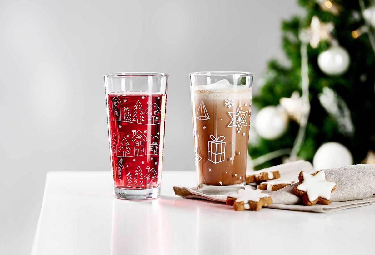 TRINKGLÄSER Xmas transparent 380 ml 6er Set - Transparent, Glas (0.38L) - Ritzenhoff Breker