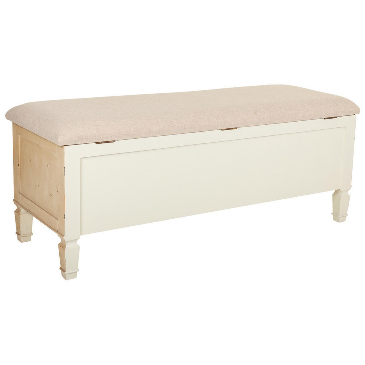 BANK aus Holz 120x43x48 cm - Beige, Holz (120/48/43cm) - Wanderlust