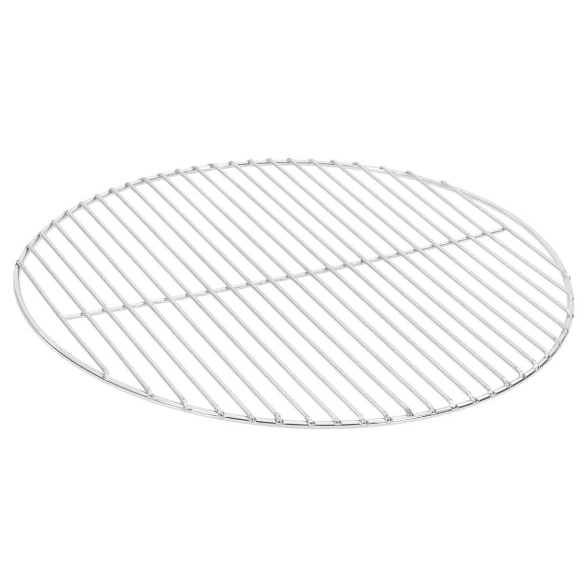 GRILLROST Rund Ø47 Cm 304 Edelstahl - Silberfarben, Metall (47/47cm) - vidaXL