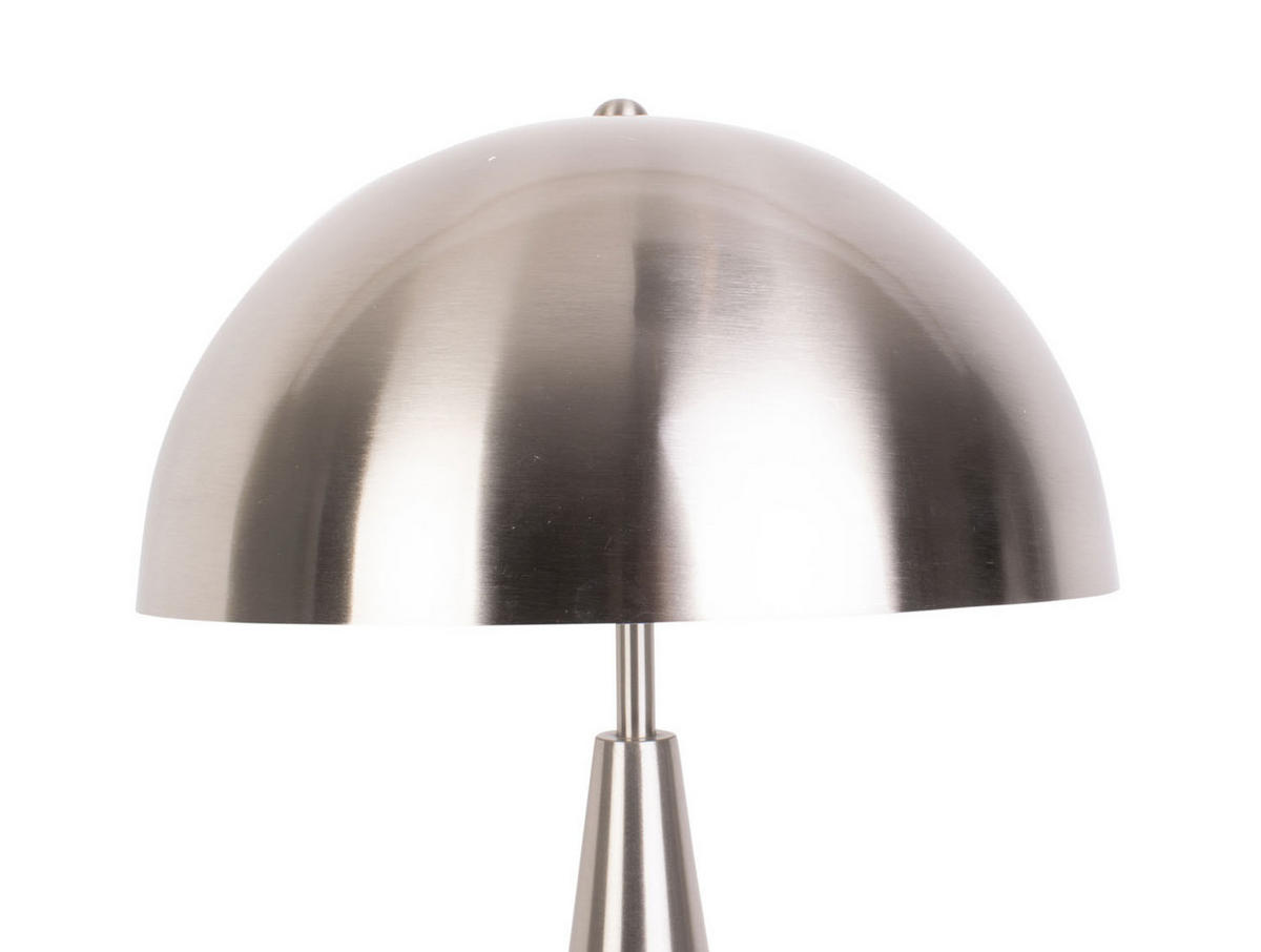 TISCHLAMPE Sublime Geborsteld staal 11/11/51 cm - Silberfarben, Metall (11/11/51cm) - Leitmotiv