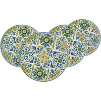 PIZZATELLER Roma Verde grün ø 31,5 cm 4er Set - Grün, Keramik (31.5cm) - Ritzenhoff Breker