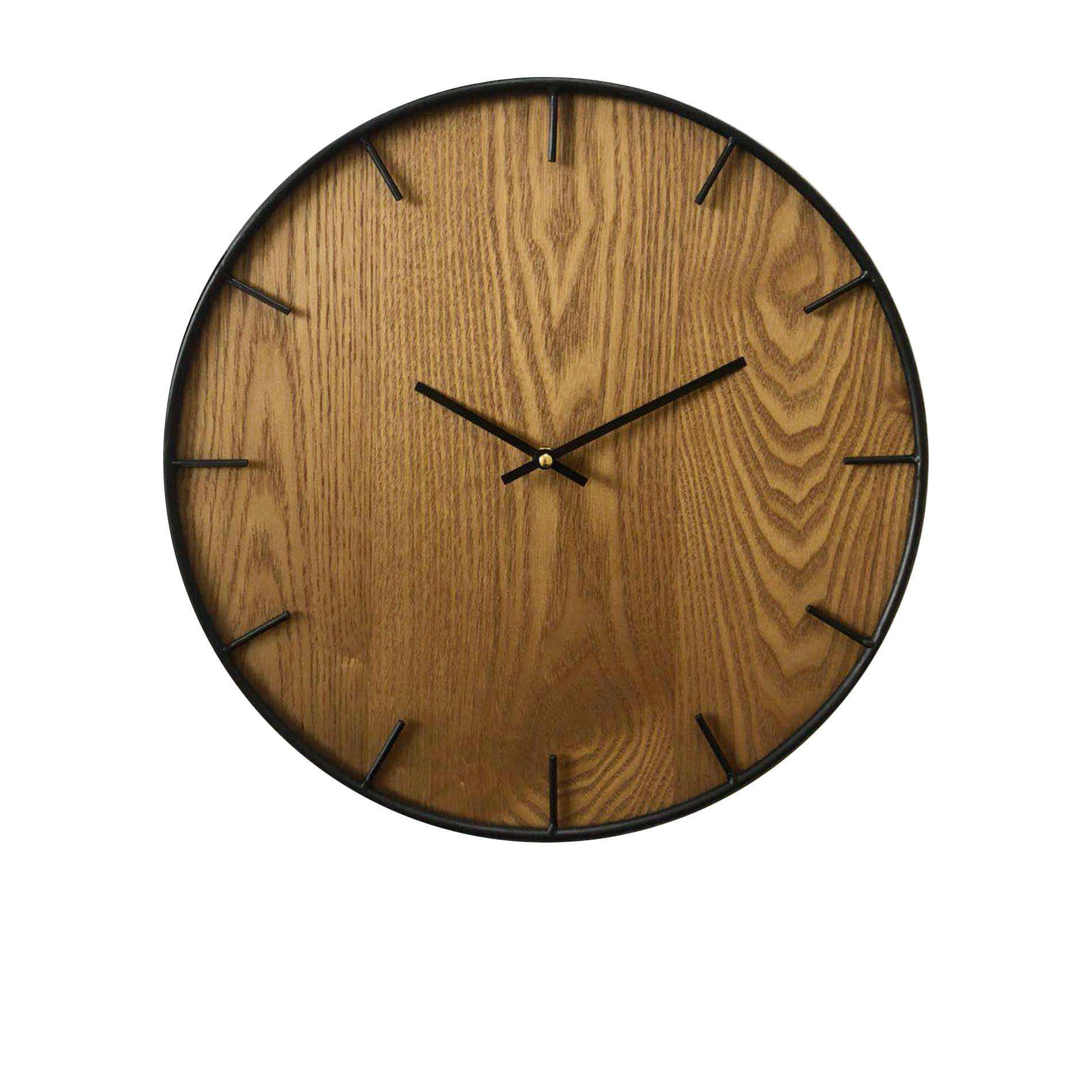 WANDUHR Braun 5/40/40 cm - Braun, Holzwerkstoff (5/40/40cm) - Mobili Rebecca