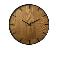 WANDUHR Braun 5/40/40 cm - Braun, Holzwerkstoff (5/40/40cm) - Mobili Rebecca